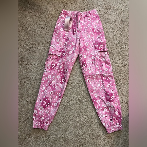CLASSIC CARE BEARS PINK CARGO PANTS - LIMITED BLACKMILK NWOT SIZE 10 PINK - Picture 11 of 11